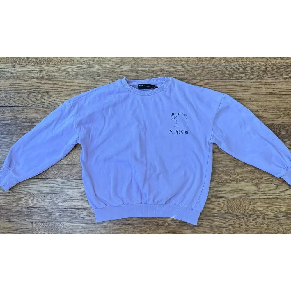 Mini Rodini Purple Sweatshirt Size 10-11 - Picture 2 of 7
